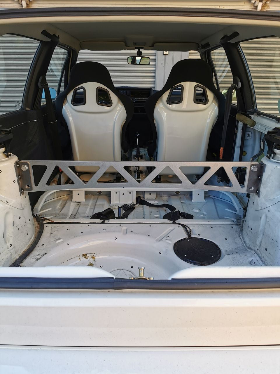 rear strut tower brace "structural aluminum" - Volkswagen Golf Mk2