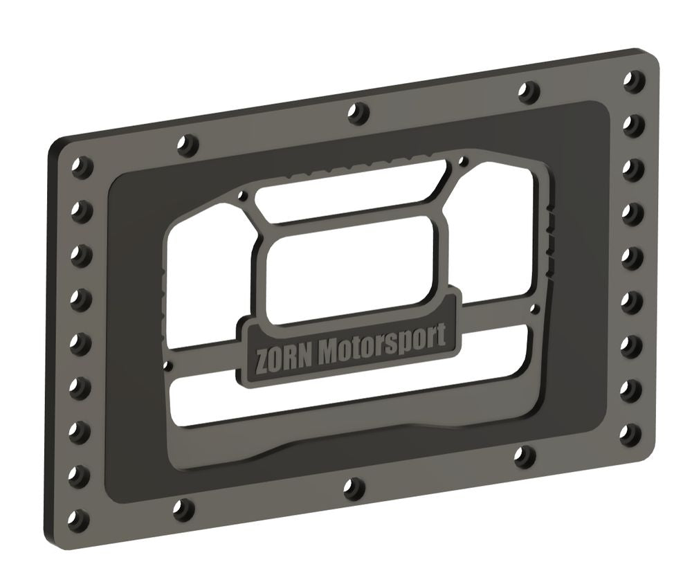mounting frame/plate/bracket for EcuMaster ADU 7 dash - universal