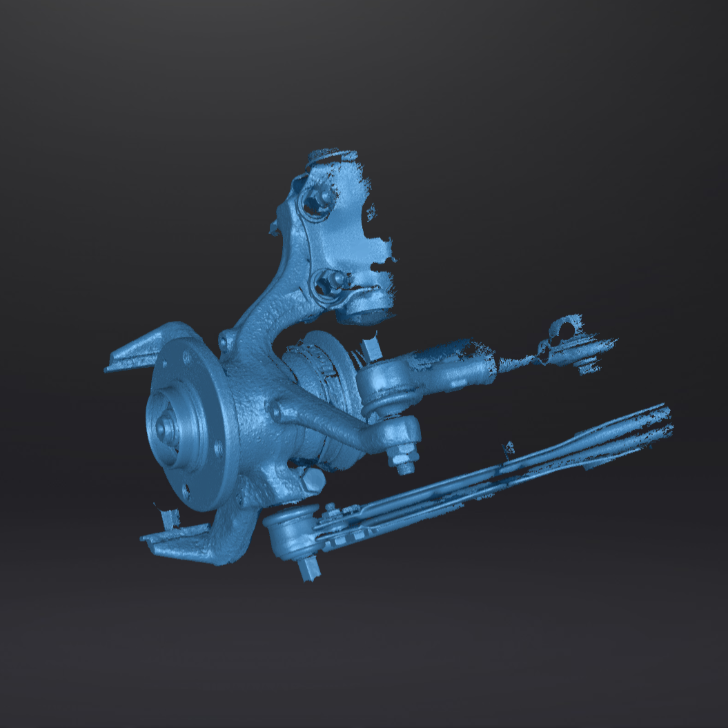 3d data: Volkswagen Golf Mk2 wheel hub carrier, driver side, brake 239mm, no ABS