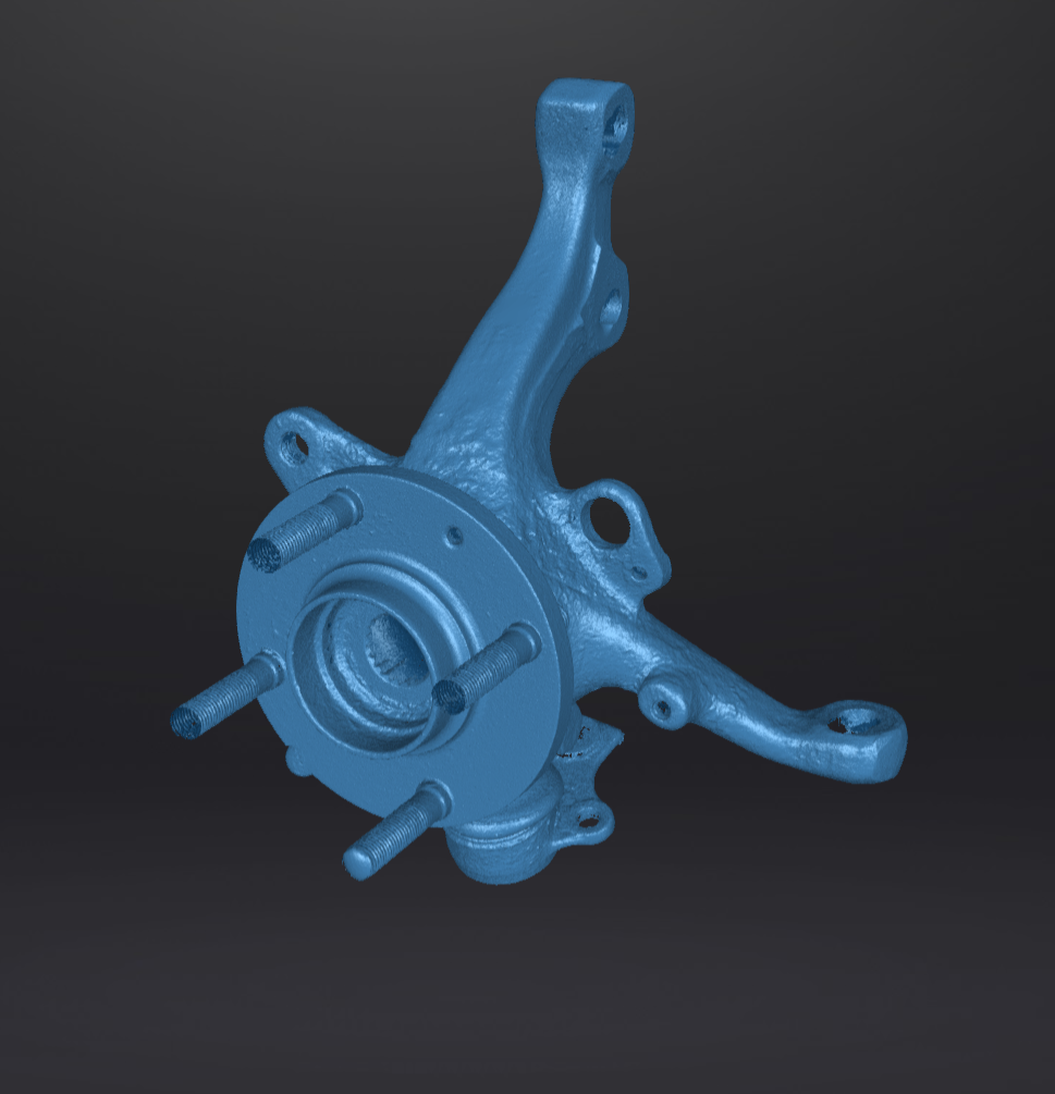 3d data: Volkswagen Golf Mk2 wheel hub carrier, driver side, brake 256/280mm, with ABS