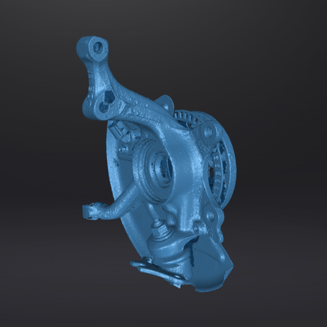 3d data: Volkswagen Golf Mk3 wheel hub carrier, driver side, 5 bolt connection, with ABS (GTI VR6 16V)
