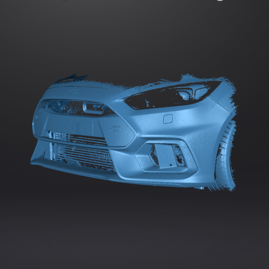 3d data: front bumper Ford Focus RS Mk3