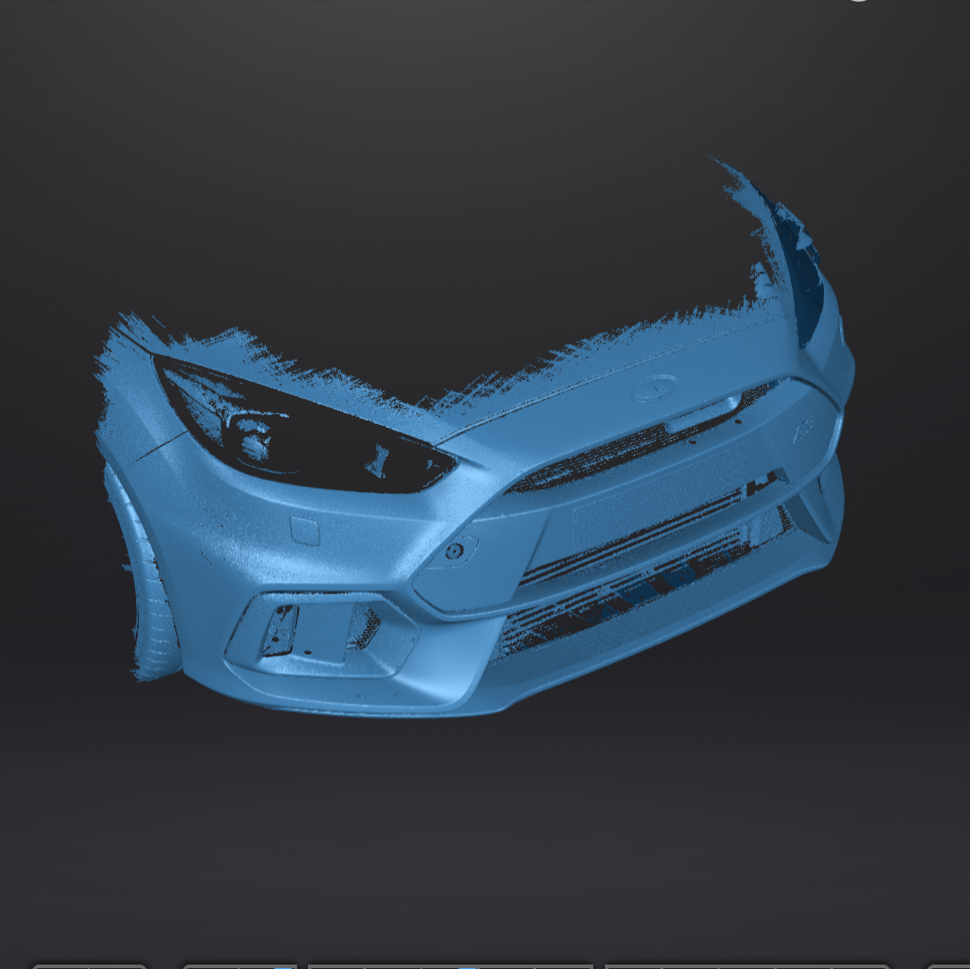 3d data: front bumper Ford Focus RS Mk3
