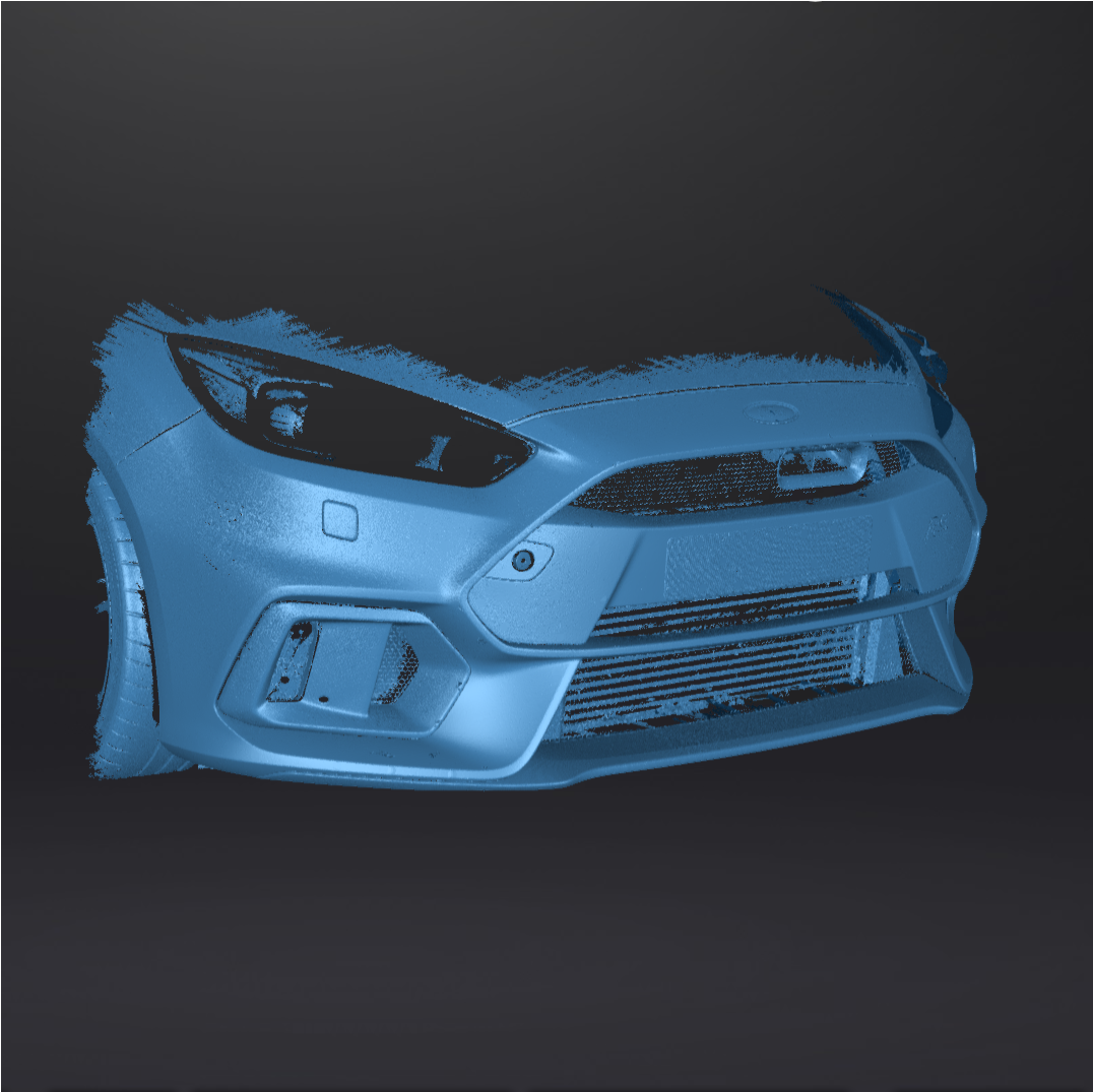 3d data: front bumper Ford Focus RS Mk3