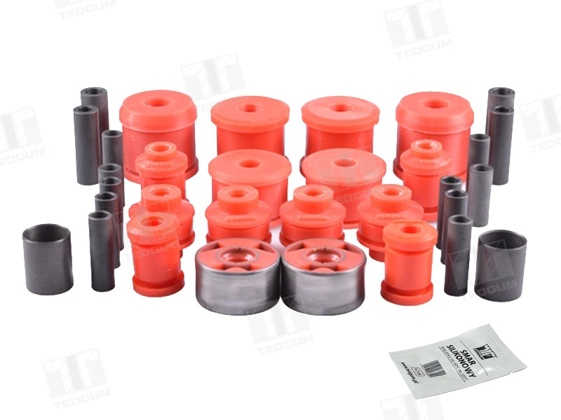 kit of polyurethane bushings - front and rear suspension - BMW 3-series E36 - regular version