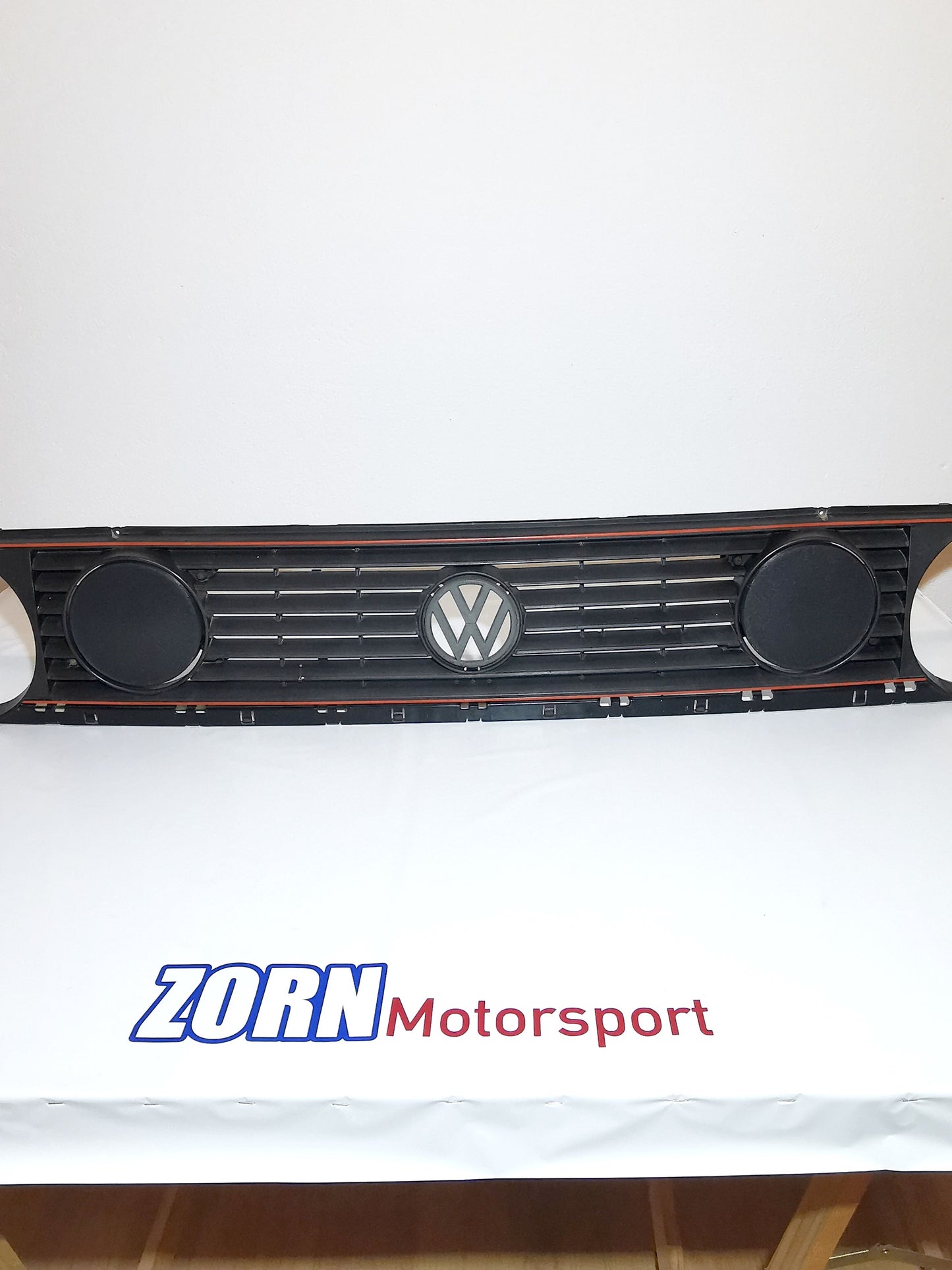 Fernscheinwerfer-Blende VW Golf 2 - Set links und rechts - Vorfacelift (7-Rippen-Grill)