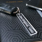 personalized key chain "Das Original." - length 80mm - acrylic glass (transparent)