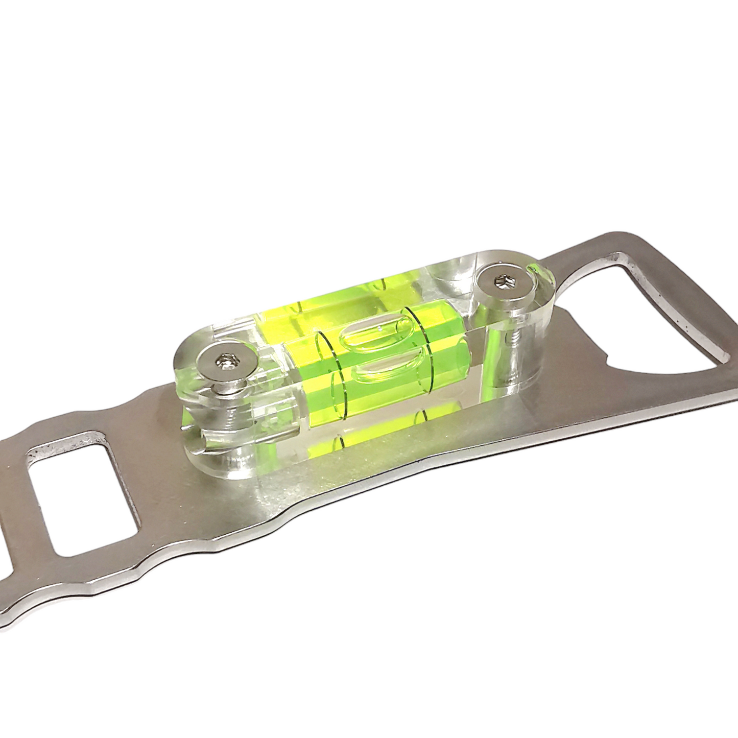 measuring tool for ride height / suspension setup - with water level (center of wheel to fender edge)