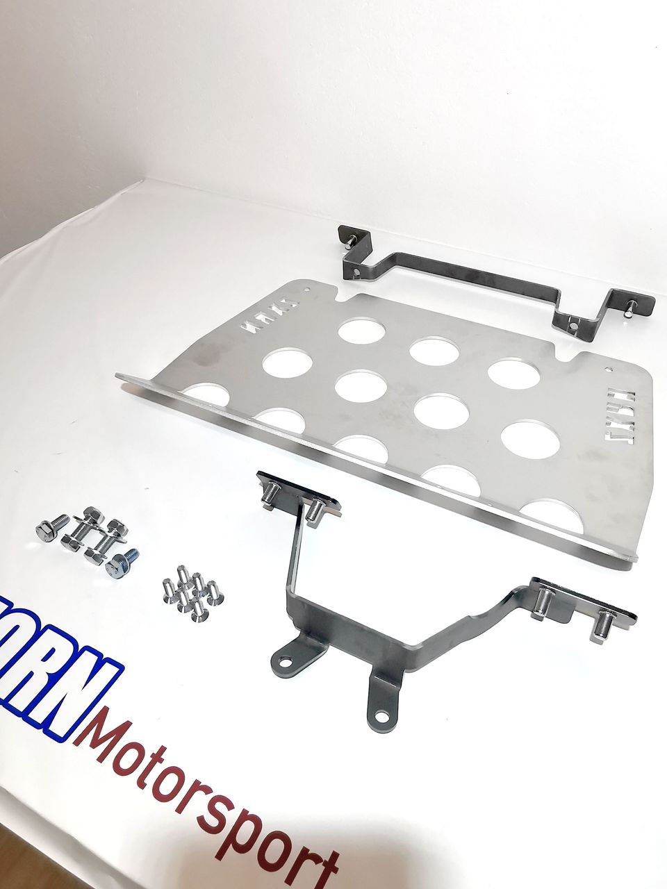 DFNDR skid plate for Volkswagen Golf Mk2 and Mk3 - aluminum underfloor protection