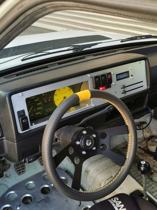 full kit aluminum race dash Volkswagen Golf Mk2