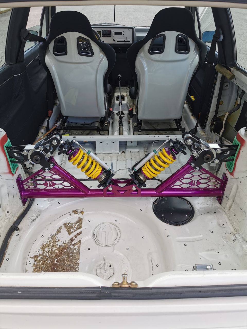 Umbausatz "Push-Rod" Dämpferanbindung für Hinterachse VW Golf 2