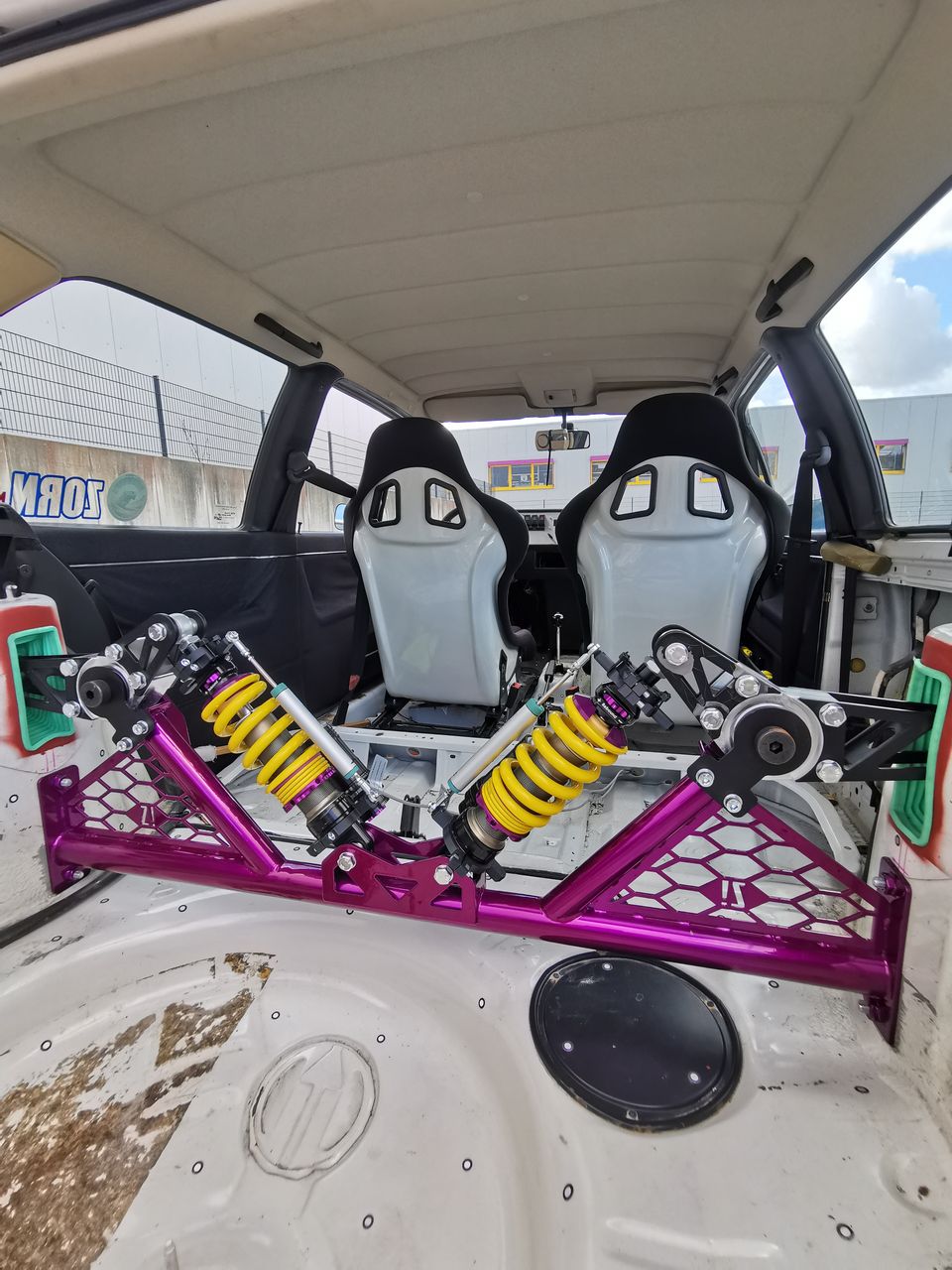 Umbausatz "Push-Rod" Dämpferanbindung für Hinterachse VW Golf 2