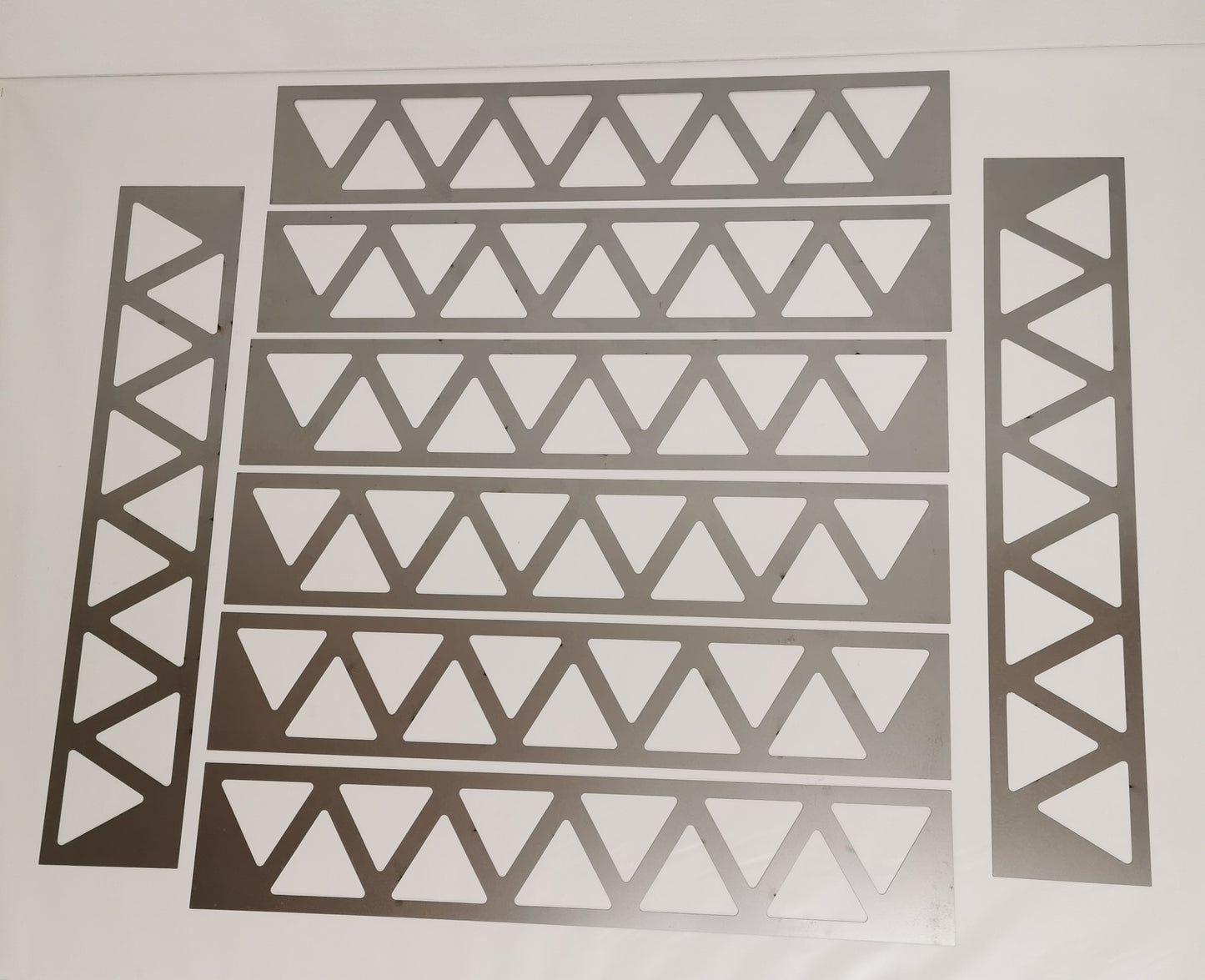 air vent 80s style - triangles aka "pizza slices" - sheet metal insert