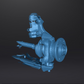 3d data: Volkswagen Golf Mk2 wheel hub carrier, driver side, brake 239mm, no ABS