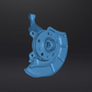 3d data: Volkswagen Golf Mk3 wheel hub carrier, driver side, 5 bolt connection, with ABS (GTI VR6 16V)