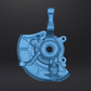 3d data: Volkswagen Golf Mk3 wheel hub carrier, driver side, 5 bolt connection, with ABS (GTI VR6 16V)