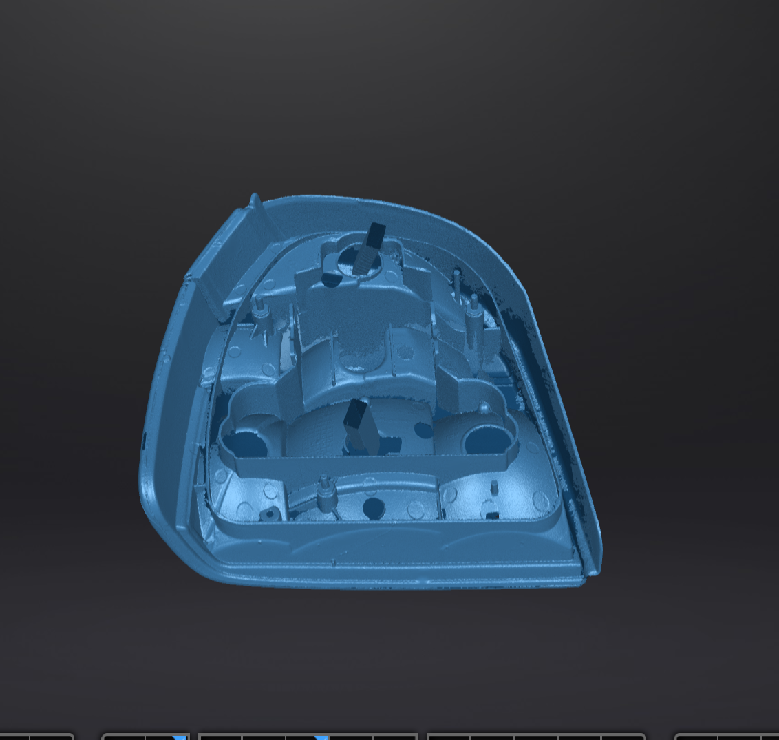 3d data: tail light Volkswagen Golf Mk3 (hatchback, convertible), RH (passenger side)