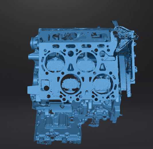 3D Datensatz: Motorblock VW Passat W8 (ohne Anbauteile)
