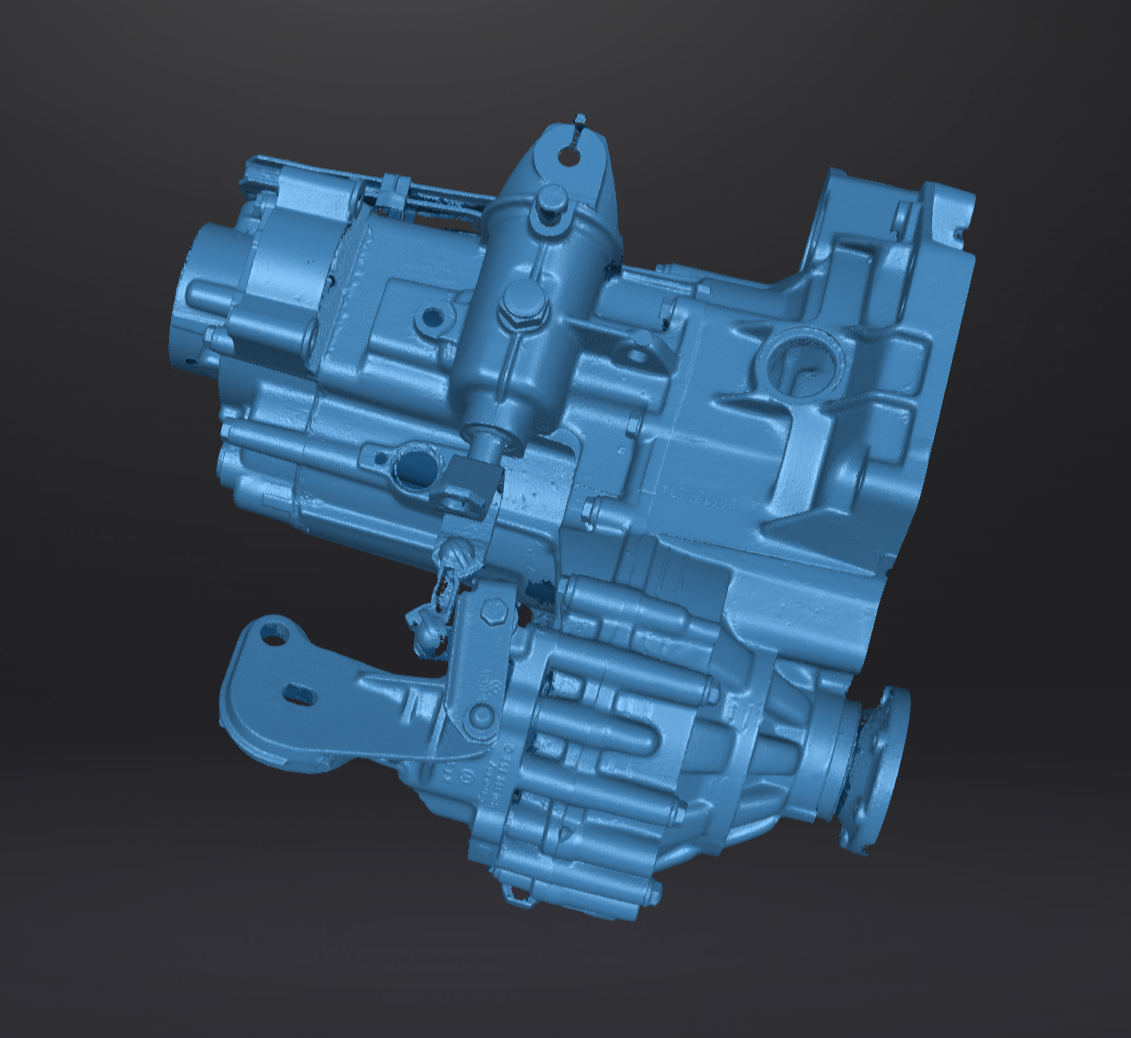 3D Datensatz: VW Getriebe Typ 020 (Betätigung mittels Gestänge)